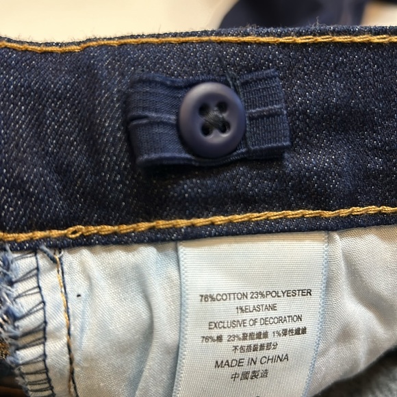 Levi's 510 Skinny Jeans Girls Size 12 Denim 26x26 Kids Button Zipper Blue New - Picture 7 of 8